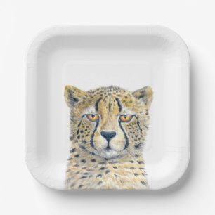Assiettes En Carton Cheetah