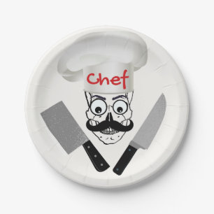 ASSIETTES EN CARTON CHEF CALAVERA
