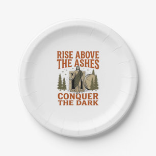 Assiettes En Carton Chemise de citation de grotte de résurrection vint