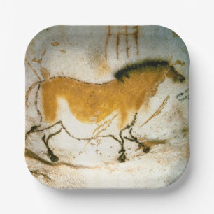 Assiettes En Carton Cheval Chinois, Lascaux Peintures rupestres Préhis