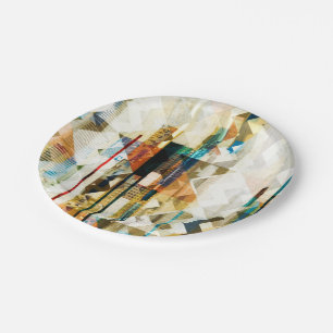 Assiettes En Carton Chevron urbain II