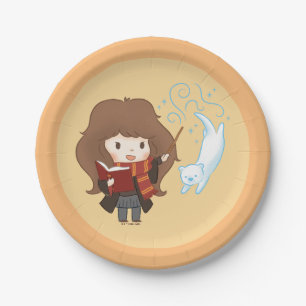 Assiettes En Carton Chibi Hermione Granger Patronus