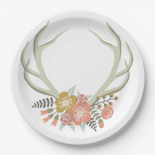 Assiettes En Carton chic antler