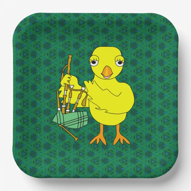 Assiettes En Carton Chick (Recto)