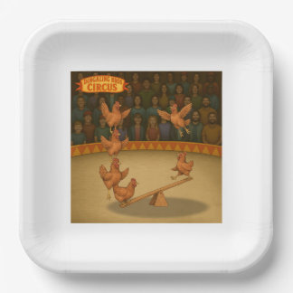 Assiettes En Carton Chicken acrobats