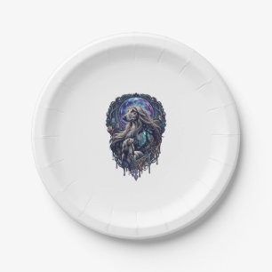 Assiettes En Carton Chien Crystal Moon Forêt Enchantée_1