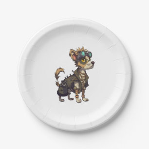 Assiettes En Carton Chien d'aventure