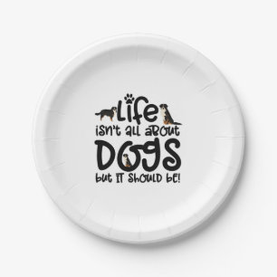 Assiettes En Carton Chien de montagne bernois