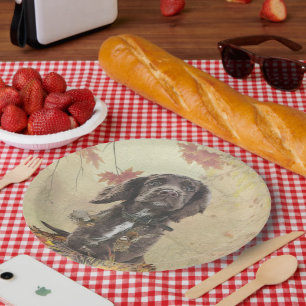 Assiettes En Carton Chien spaniel spaniel cocker au chocolat