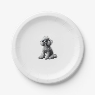 Assiettes En Carton Chiens Amoureux des animaux de canicules amusants 