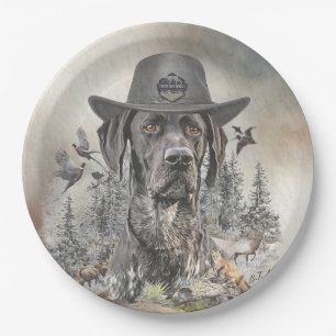 Assiettes En Carton Chiens de chasse (BSP)