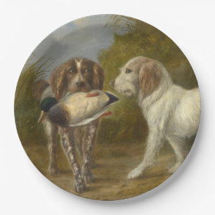 Assiettes En Carton Chiens de chasse (par Carlo Ademollo)