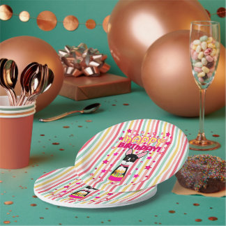 Assiettes En Carton Chihuahua Joyeuses Plaques papier d'anniversaire