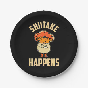 Assiettes En Carton Chiitake aux champignons