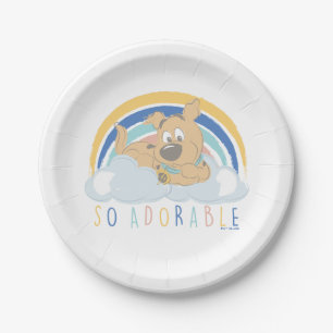 Assiettes En Carton Chiot Scooby-Doo "tellement adorable"