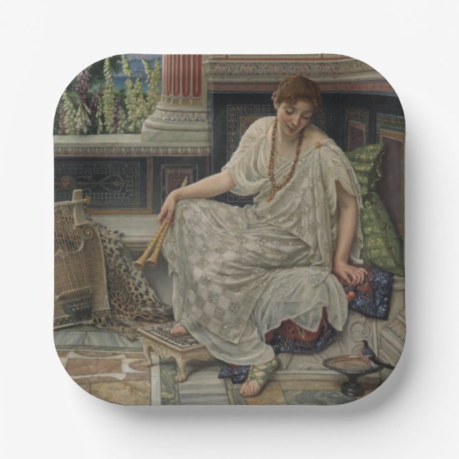 Assiettes En Carton Chloe (par Edward Poynter) (Recto)