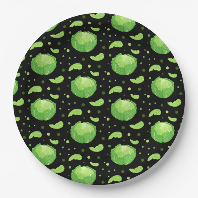 Assiettes En Carton Chou (Devant)