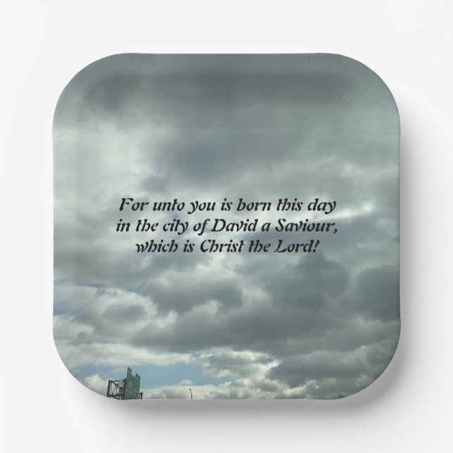 Assiettes En Carton Christmas (Recto)