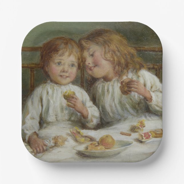 Assiettes En Carton Christmas Morning (par Joseph Clark) (Recto)