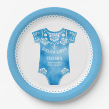 Cielito Lindo carrosserie bleu garçon baby shower