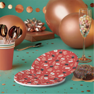 Assiettes En Carton Cinéma Popcorn Retro