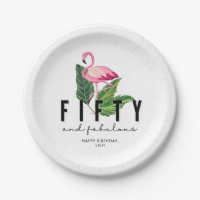 Cinquante et fabuleux Flamant rose 50e fête d'anni