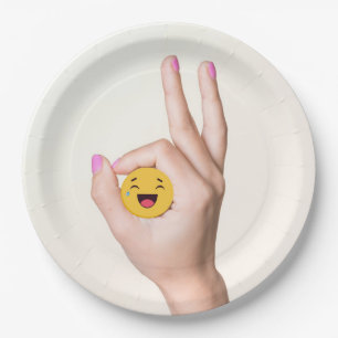 Assiettes En Carton Circle Game Ok Vous A Obtenu