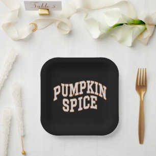 Assiettes En Carton Citrouille Spice Fall Shirt Thanksgiving