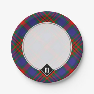 Assiettes En Carton Clan Carnegie Tartan
