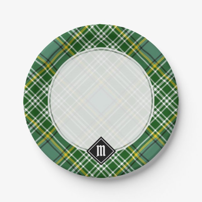 Assiettes En Carton Clan Currie Tartan (Devant)