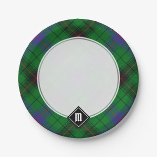 Assiettes En Carton Clan Davidson Tartan