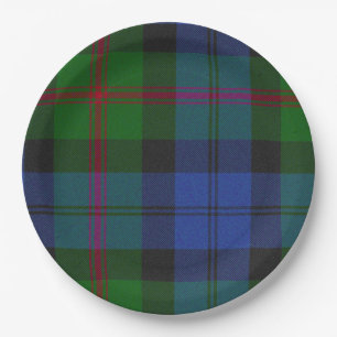 Assiettes En Carton Clan écossais de Baird Tartan Plaid Motif