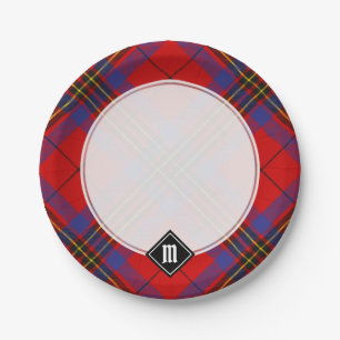 Assiettes En Carton Clan Leslie Red Tartan