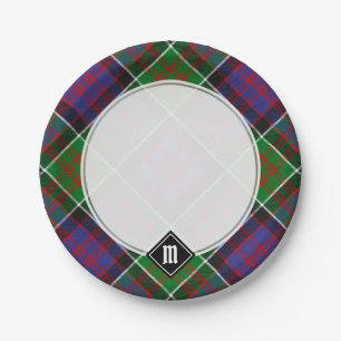 Assiettes En Carton Clan MacDonald de Clanranald Tartan Papier Plaques