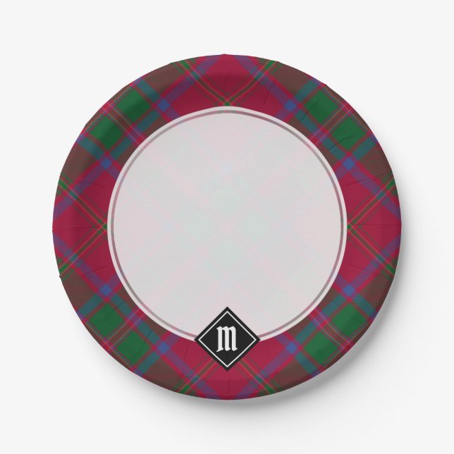 Assiettes En Carton Clan MacDougall Tartan (Devant)