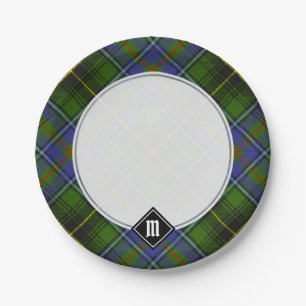 Assiettes En Carton Clan MacInnes Tartan