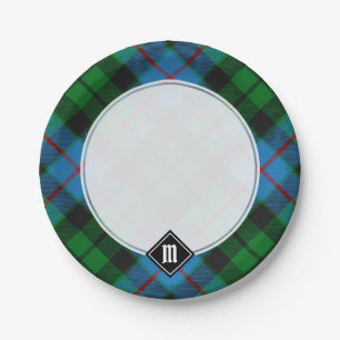 Assiettes En Carton Clan Morrison Chasse Tartan Plaques de papier