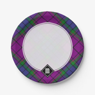 Assiettes En Carton Clan Wardlaw Tartan