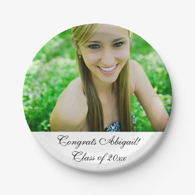 Assiettes En Carton Classe de 20XX Félicats Grad (Devant)