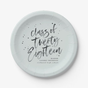Assiettes En Carton Classe de plaques de la fête des diplômés 2018