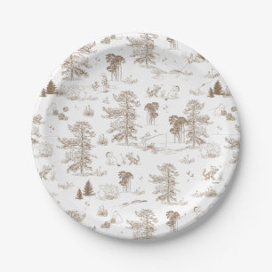 Assiettes En Carton Classic Winnie le Pooh Premier Anniversaire
