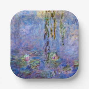 Assiettes En Carton Claude Monet - Lys d'eau
