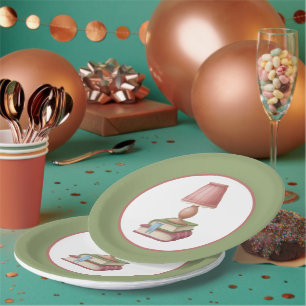 Assiettes En Carton club de lecture mignon