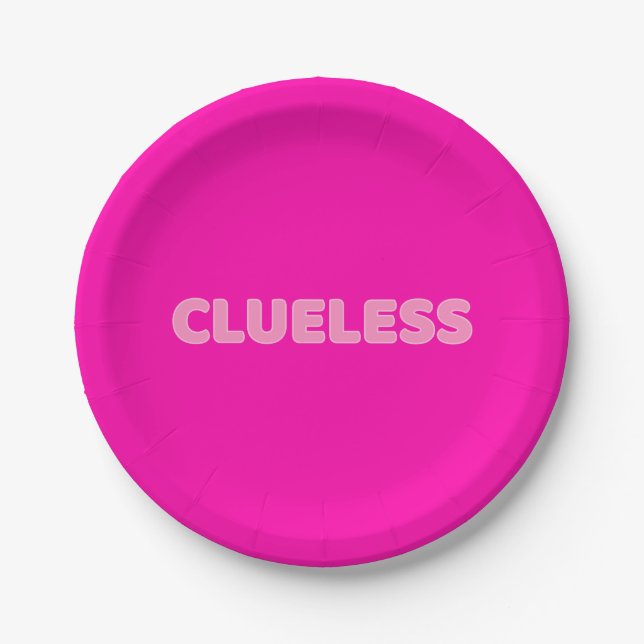 Assiettes En Carton Clueless I (Devant)