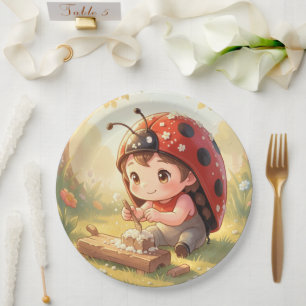 Assiettes En Carton Coccinelle et le royaume de nectar caché