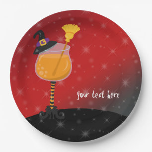 Assiettes En Carton Cocktail Halloween