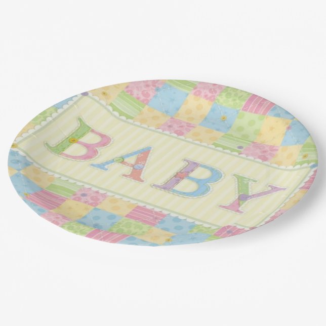 Assiettes En Carton Collection Baby Love (Angle)