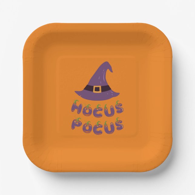 Assiettes En Carton Collection de fêtes d'Halloween ! (Recto)