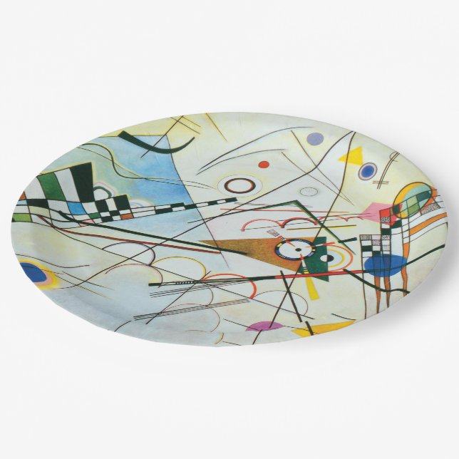 Assiettes En Carton Composition VIII par Wassily Kandinsky (Angle)