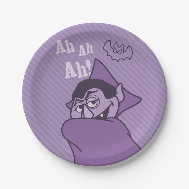 Assiettes En Carton Comte von Count - Ah Ah Ah Ah ! (Devant)
